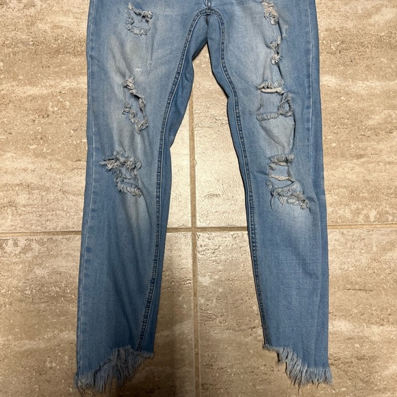 💕EUC-WAX JEAN/BUTT I LOVE YOU CAPRI JEANS SZ 7💕 - Picture 4 of 9